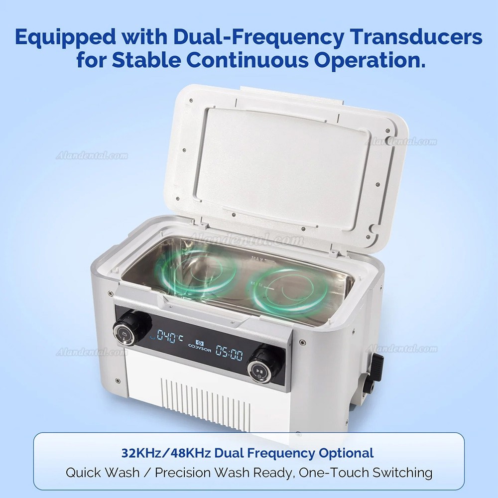 Codyson CS6.2 6L Dental Digital Ultrasonic Cleaner Dual Frequency with Heating function